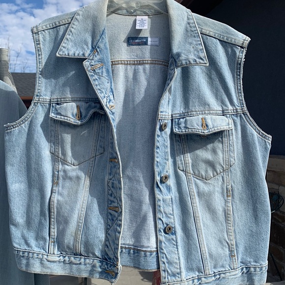 Liz Claiborne Jackets & Blazers - Vintage Liz Claiborne Jean Vest